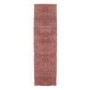 Velvet Shaggy Pink Runner Rug - 60 x 230cm - Flair