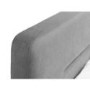 Julian Bowen Linen Fabric Double Bed Frame in Grey - Scandi Style