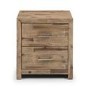 Oak 2 Drawer Bedside Table - Hoxton - Julian Bowen