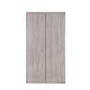 Julian Bowen Grey Oak 2 Door Wardrobe - Jupiter