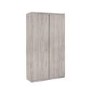 Julian Bowen Grey Oak 2 Door Wardrobe - Jupiter