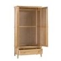 Solid Oak 2 Door Double Wardrobe with Drawer - Cotswold - Julian Bowen