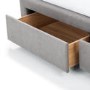 Julian Bowen Fullerton 4 Drawer Bed in Grey - Double