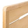 Julian Bowen Solid Oak King Size Bed Frame with Curved Headboard