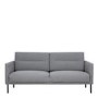 Light Grey Fabric 2.5 Seater Sofa - Kyle