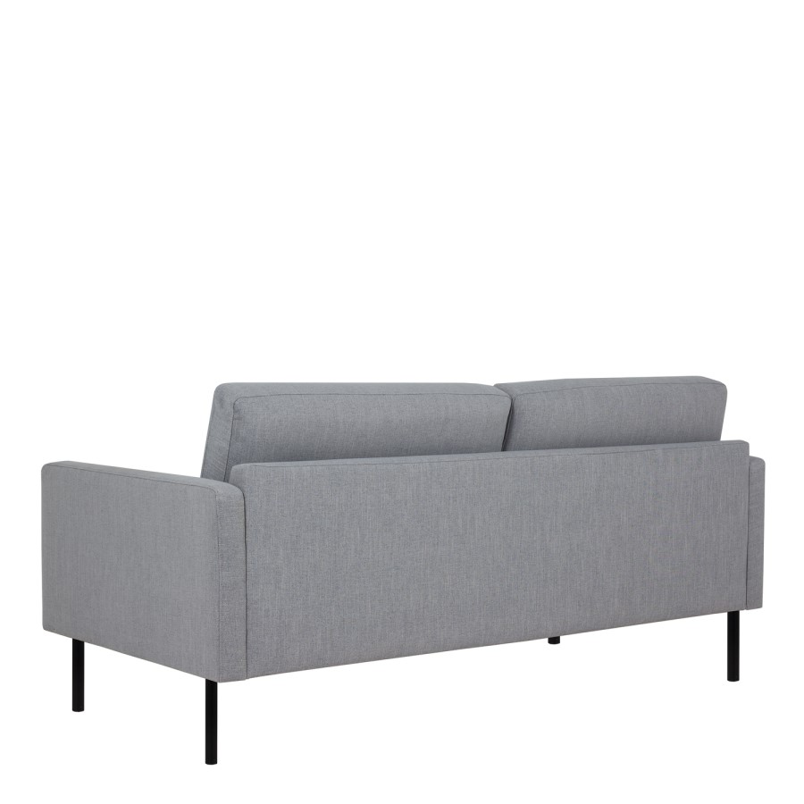 Light Grey Fabric 2.5 Seater Sofa - Kyle
