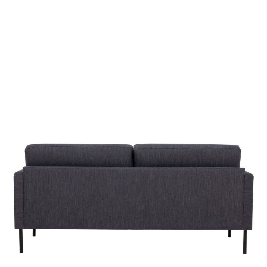 Dark Grey Fabric 3 Seater Sofa - Kyle