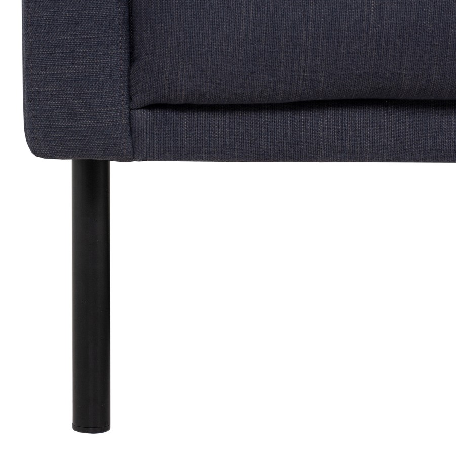 Dark Grey Fabric 3 Seater Sofa - Kyle