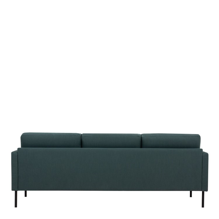 Dark Green Woven Fabric 3 Seater Sofa - Kyle