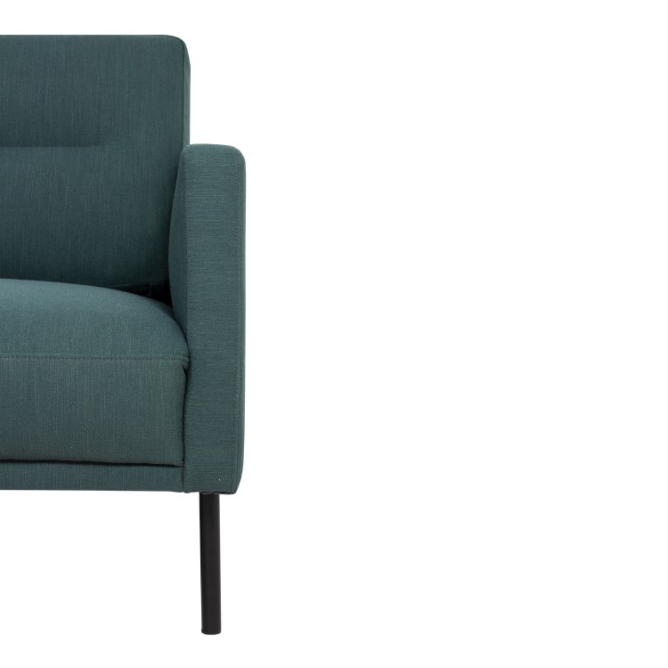 Dark Green Woven Fabric 3 Seater Sofa - Kyle