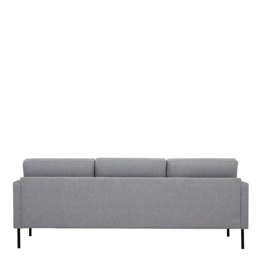 Light Grey Fabric 3 Seater Sofa - Kyle