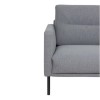 Light Grey Fabric 3 Seater Sofa - Kyle