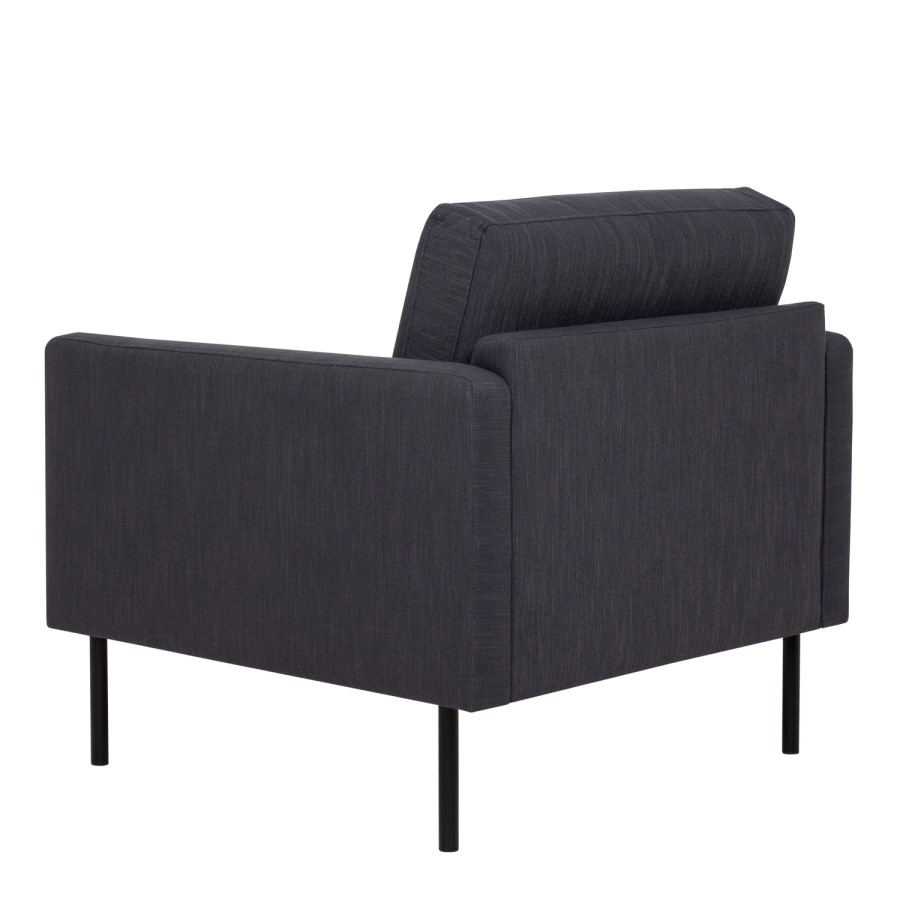 Dark Grey Fabric Armchair - Kyle
