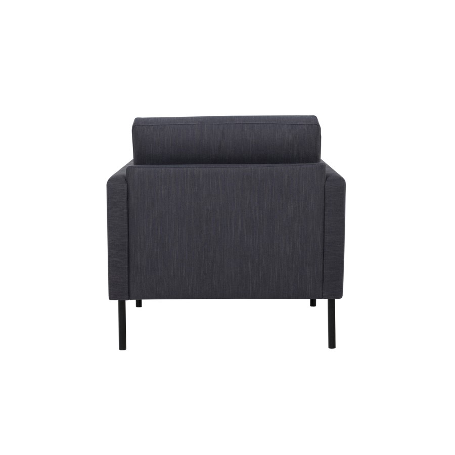 Dark Grey Fabric Armchair - Kyle