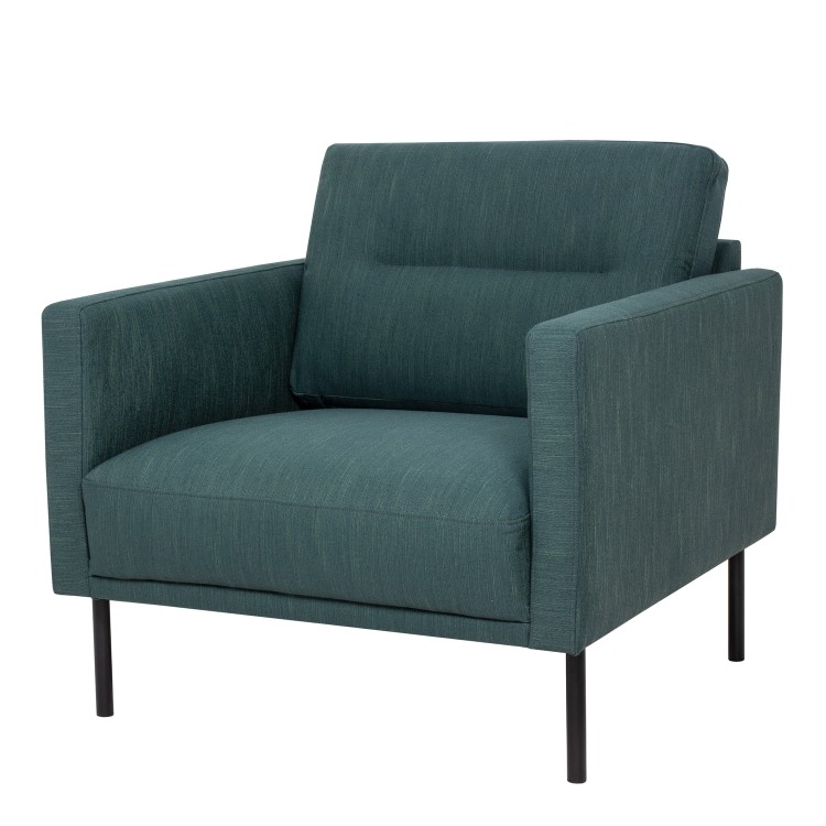 Dark Green Fabric Armchair- Kyle