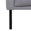 Light Grey Fabric Armchair  - Kyle