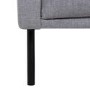 Light Grey Fabric Armchair  - Kyle
