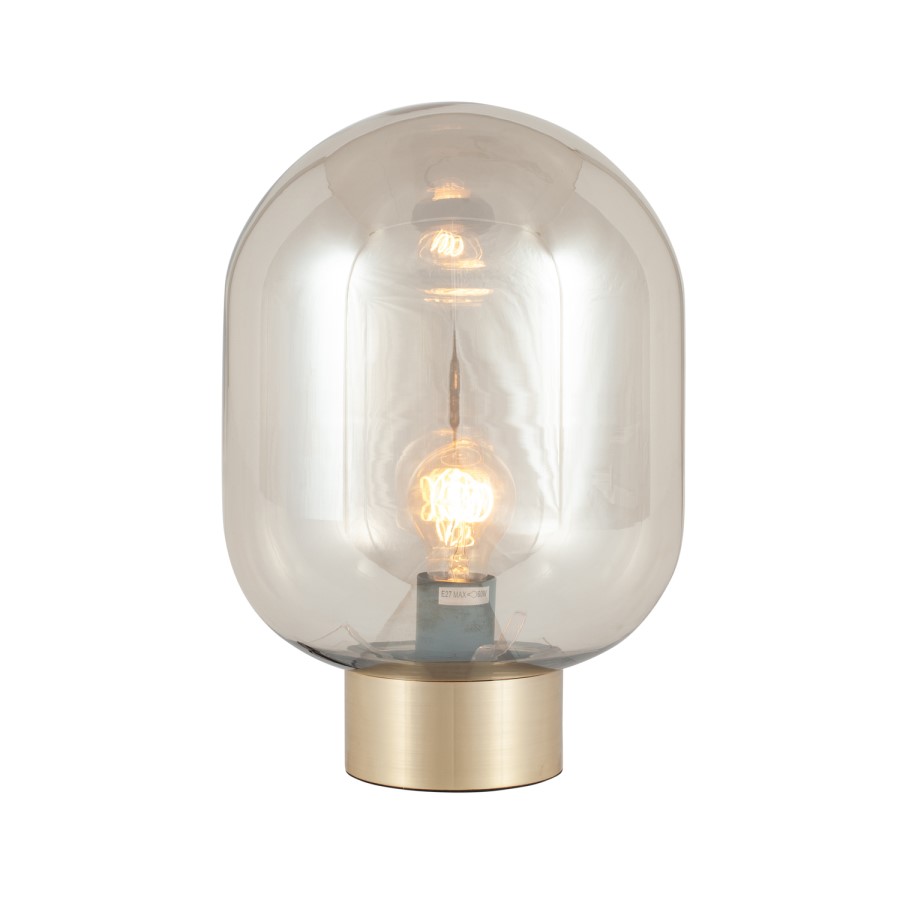 Gold Glass Bulb Table Lamp - Pacific