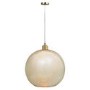 Gold 3D Effect Glass Ball Shape Pendant