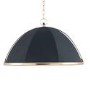 Black Fabric and Gold Metal Pendant