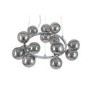 Chrome & Glass Bauble Ring Pendant Light - Lustre