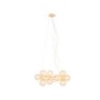 Gold Glass Bauble Ring Pendant Light - Lustre