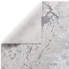Large Silver Marble Effect Rug - 200x290 cm - Aurora