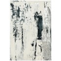 FOL101617 Large Black & Grey Rug with Marble Effect - 290 x 200 cm - Aurora