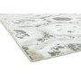 Large Silver Rug with Hexagon Pattern - 200x290cm - Aurora