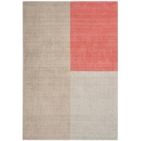 Blox Pink & Cream Wool Rug 160x230cm
