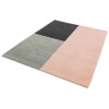 Blox Pink and Grey Wool Rug 160x230cm