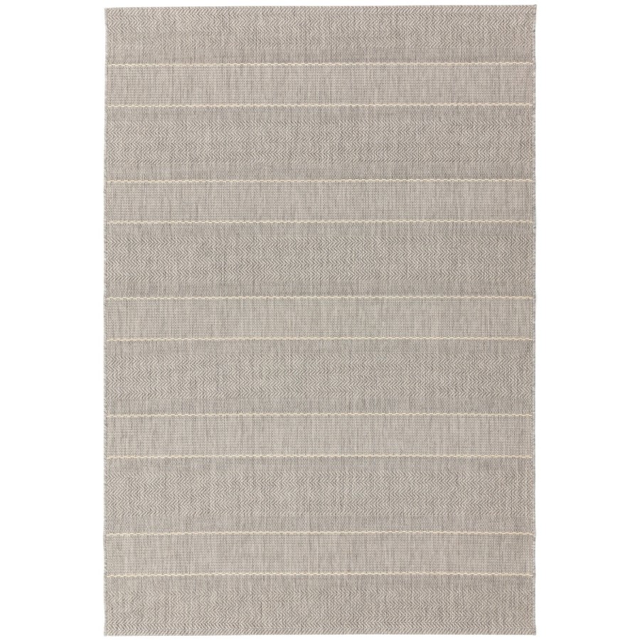 Patio Indoor/Outdoor Beige Striped Rug 200x290
