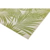 Patio Indoor/Outdoor Green Leaves Design Rug 200x290cm