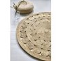 Round Hand Woven Jute Rug 150x150cm - Zira