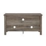 Grey Wood Wash TV Unit with Cupboards - TVs up to 48" - Foster