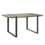 Foster Rectangular Dining Table in Wood & Metal