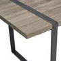 Foster Rectangular Dining Table in Wood & Metal