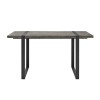 Foster Grey Dining Table in Wood &amp; Metal Legs