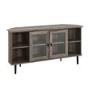 Grey Wash Corner TV Unit with Storage - TVs up to 52" - Foster