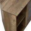 Oak Effect Corner TV Unit with Storage - TVs up to 52&quot; - Foster