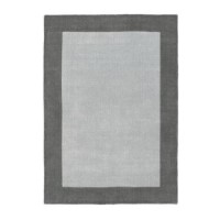 Ripley Grey Border Rug 120x170cm