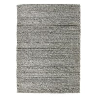 Wool Chunky Knit Grey Rug - 230 x 160 cm - Ripley Wool Chunky Knit Grey Rug - 230 x 160 cm - Ripley