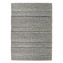 Wool Chunky Knit Grey Rug - 230 x 160 cm - Ripley