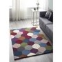 Ripley Hexagon Multi Coloured Rug 120x170cm