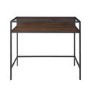 Foster Industrial Computer Desk - Dark Walnut