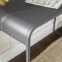 Industrial Grey Metal Office Desk - Foster