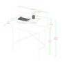 Foster Slat Back Adjustable Storage Writing Desk - Reclaimed Barnwood