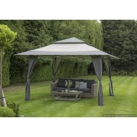 GRADE A1 - Got It Covered Pop Up Gazebo in Grey - 4x4m