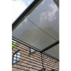 Grey Metal Gazebo with Retractable Roof - 2.8x2.8m