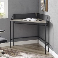 GRADE A1 - Foster Industrial Corner Desk - Grey Wash